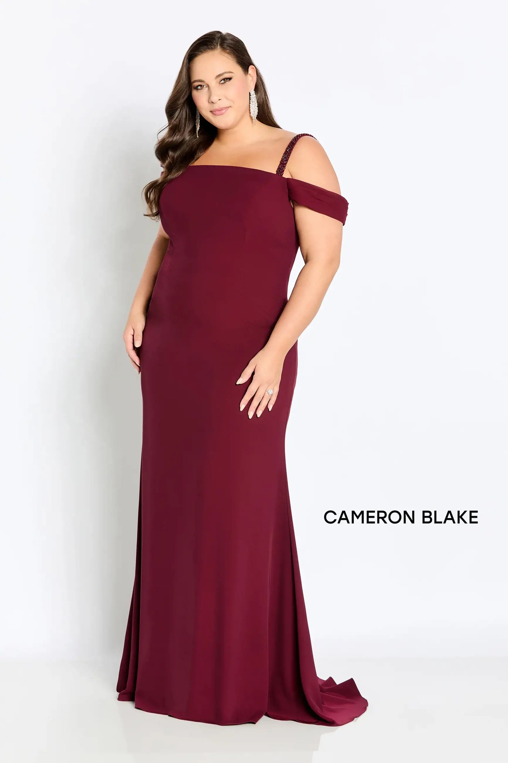 cameron blake plus size gowns