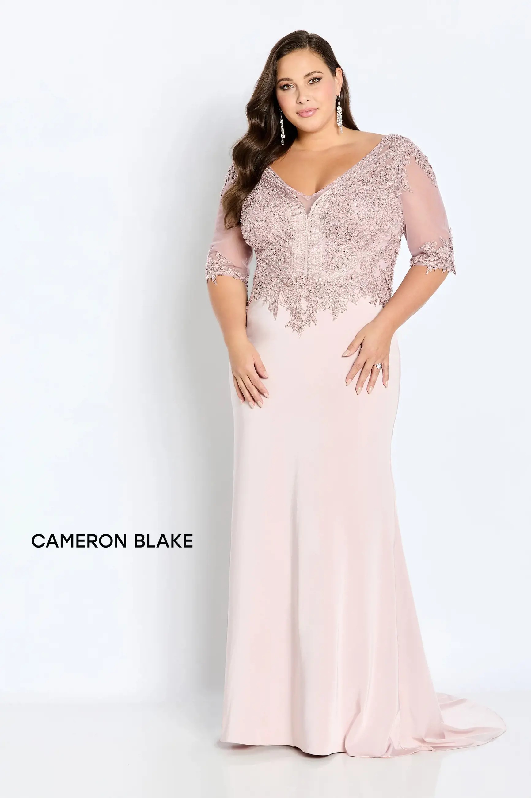 cameron blake plus size gowns